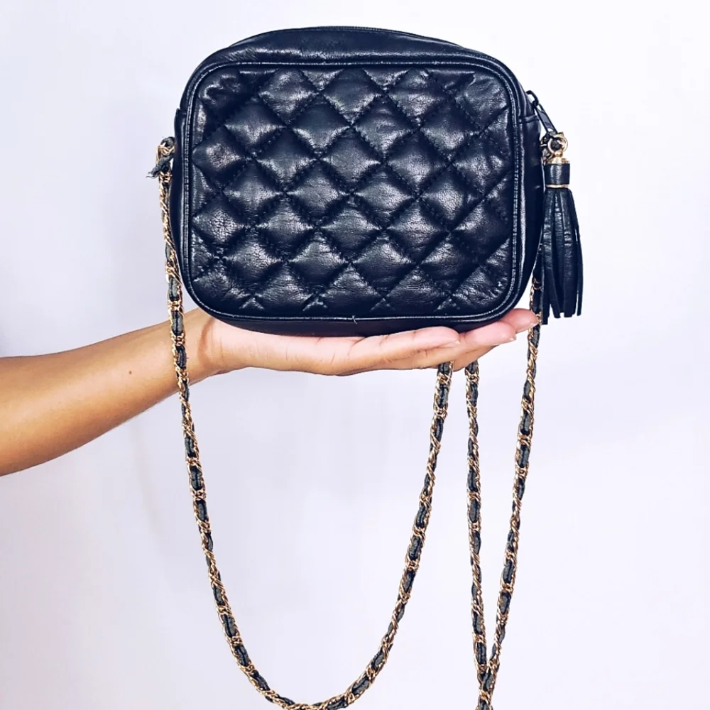 Leather Quilted Mini Bag - Picture 2 of 15